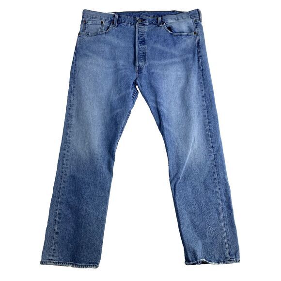 Levi's 501 Men's Sz 40x‎ 29 Button Fly Straight Leg Classic - Picture 1 of 15